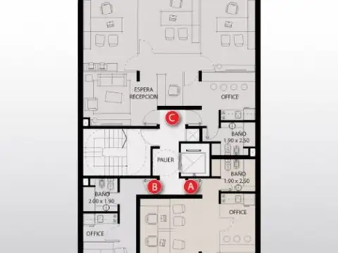 Oficina en Venta en Centro, USD 57.000