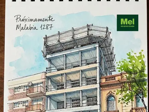 Malabia 1287, Desarrollo | 3 ambientes + amenities