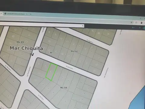 Terreno en Venta 15  mts Frente