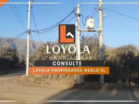 Excelente terreno en venta Merlo San Luis