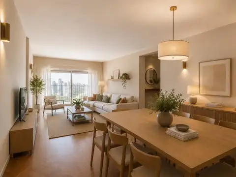 Departamento de 4 ambientes con dependencia en piso 12 - Con cochera - Las Lomitas
