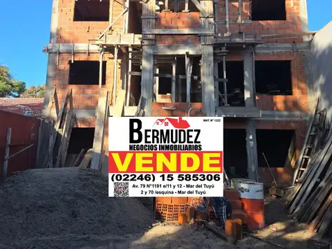 Venta Depto. Tipo Casa 3 Ambientes Calle 42 Entre 4 Y 5 Santa Teresita Anticipo y Cuotas 