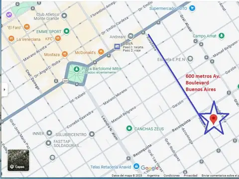 Departamento 2 ambientes con 1 baño