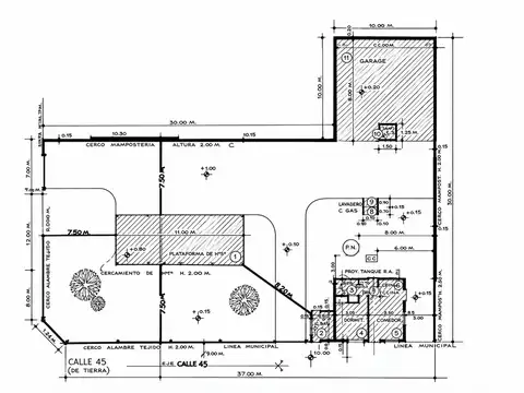 Casa en venta en San Carlos con galpón y 3 lotes