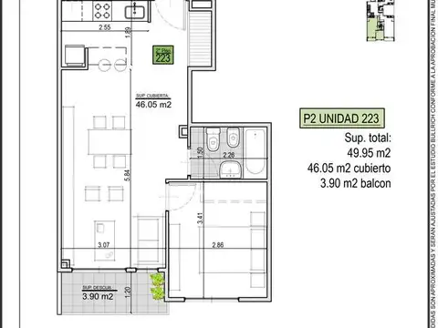 Departamento en Venta en Villa Adelina, USD 105.000