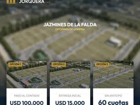 CIPOLLETTI NUEVO LOTEO "JAZMINES DE LA FALDA"