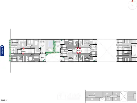 Moreno 1100, Piso 9