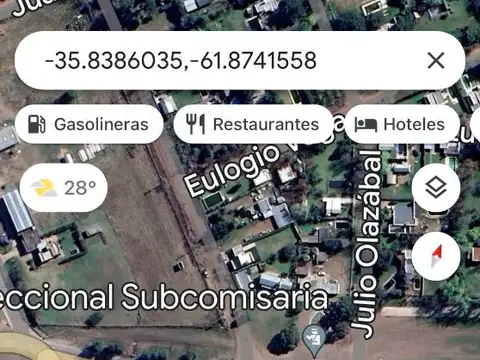 Terreno en Venta 40  mts Frente