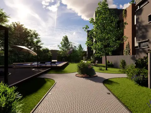 Departamento de dos dormitorios con terraza exclusiva en Funes