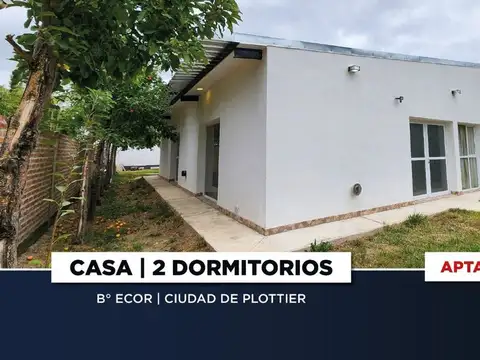 VENTA CASA APTA CRÉDITO 2 DORMITORIOS | PLOTTIER