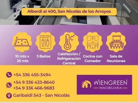 Alquilo Importante Local comercial para Oficina