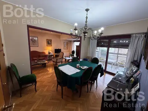 3 ambientes Botanico, luminoso, balcón, dependencia, cochera y baulera