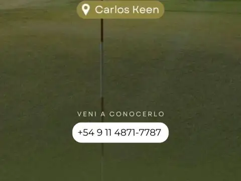 Lote en Venta en Chacras La Primavera Golf, Carlos Keen (Luján)