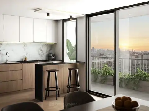 Departamento Monoambiente con 1 baño