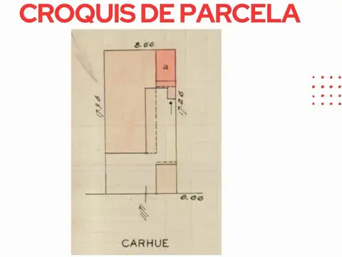 Terreno en Venta 16  mts Fondo