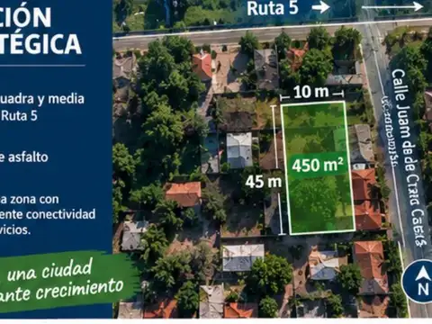 Venta terreno/casa gran potencial excelente ubicación en Lujan