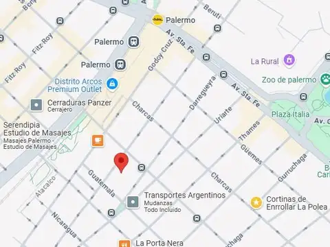Cochera cubierta en  Palermo Soho.