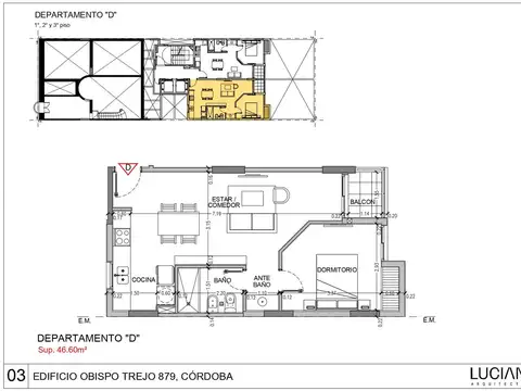 Departamento en venta 1 dorm en Nueva Cordoba