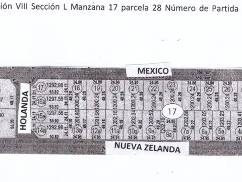 Terreno en Venta en Parque las naciones, USD 37.000