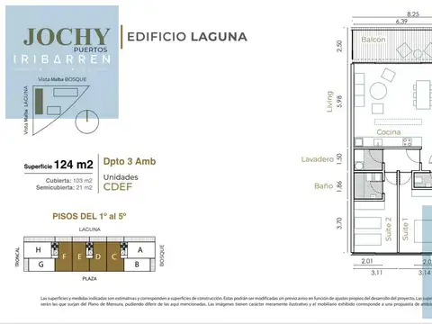 Departamento en Venta en Puertos, USD 390.000