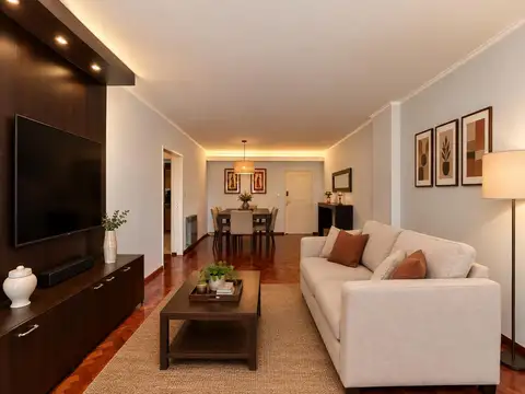 Venta - Departamento de tres dormitorios con balcón en Barrio Martin, Rosario. Apto crédito.