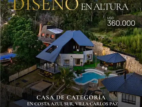 Venta Casa De Categoría de 2 Dormitorios Piscina Playa, Jacuzzi en Costa Azul Sur - Villa Carlos Paz