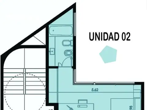 Departamento en Venta en Palermo, USD 189.000