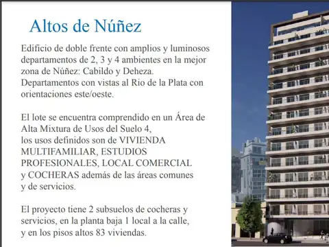 Departamento en Venta de 3 ambientes