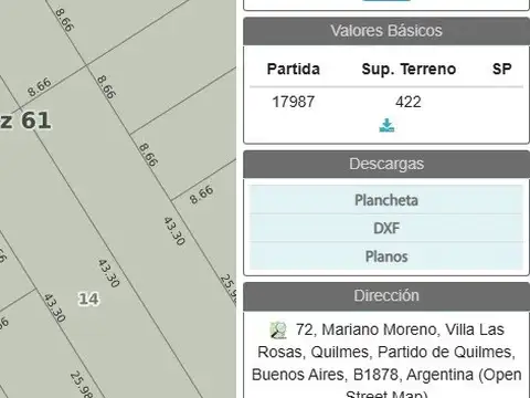 Galpón en venta de 422 cubiertos en Quilmes Centro, Ideal para emprendimiento inmobiliario