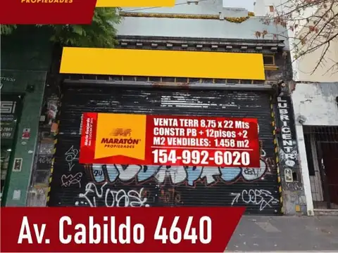 Terreno - Venta - Argentina, Capital Federal - Av. Cabildo 4600