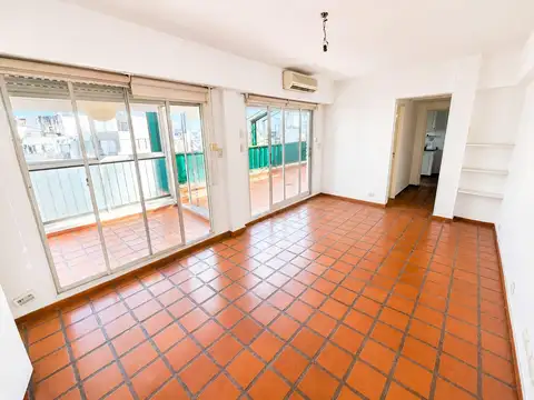 Departamento 1 - 1/2 - en Palermo con GRAN BALCON TERRAZA y Parrilla (Unico)