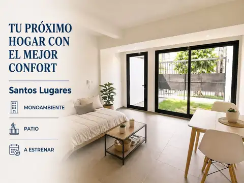 VENTA DEPARTAMENTO 1 AMBIENTE SANTOS LUGARES PATIO
