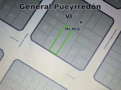 Terreno en Venta de 520,0 m2