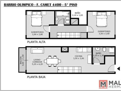 Francisco Camet 4400 , Piso 5