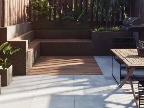 Venta Departamento de monoambiente con patio y gran variedad de  amenities en barrio Pichincha