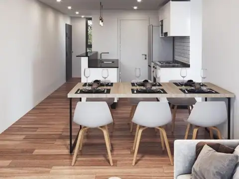 Venta Departamento de monoambiente con patio y gran variedad de  amenities en barrio Pichincha