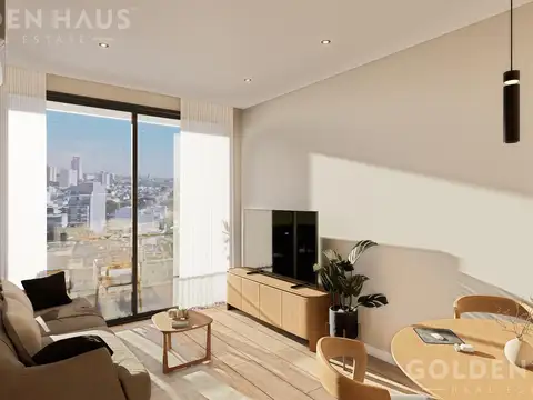 Departamento dos ambientes en venta en Coghlan con baño y toilette full amenities