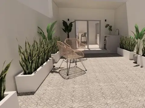 Departamento 3 ambientes con 2 baños