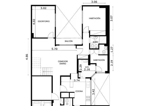Departamento en Venta en Las Cañitas, USD 610.000