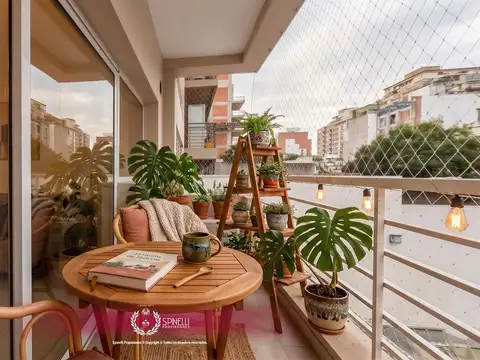 Alquiler departamento 1 ambiente 39M²   Flores nuevo laundry aire acondicionado balcón contrafrente
