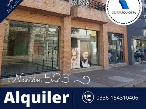 Local comercial Nación 523 zona escuela Normal