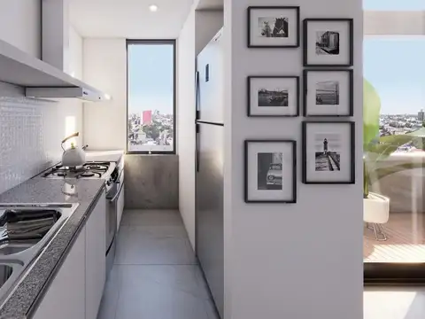 Departamento 3 ambientes con 2 baños