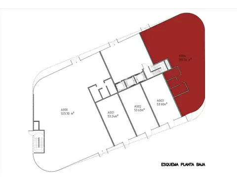 Oficina 3 ambientes con 1 baño