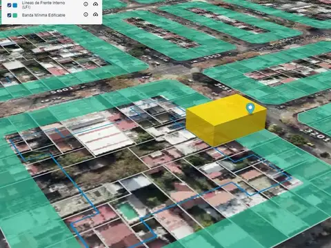 Terreno en Venta 54  mts Fondo