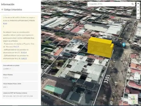 Terreno en Venta en Colegiales, USD 590.000