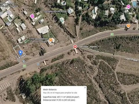 Lote sobre Ruta 82 - Ideal food truck -Lujan Playa