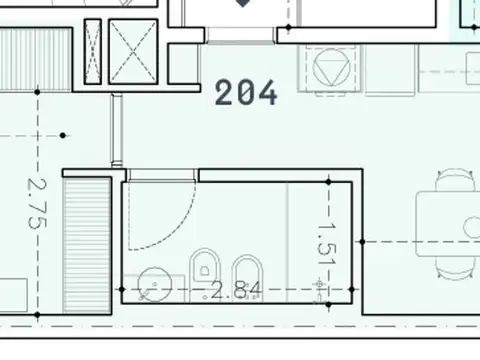 Uy Solano Patio 1 dormitorio en Punta Carretas