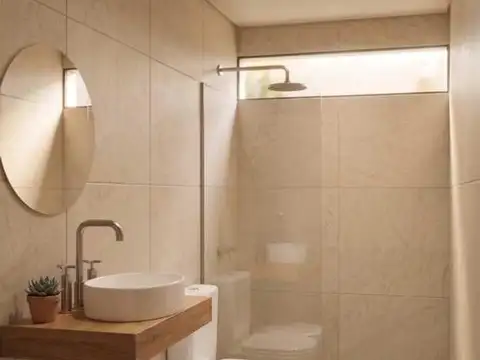 Departamento 2 ambientes con 1 baño