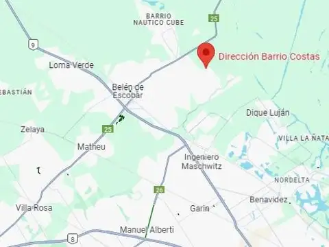 Terreno en Venta de 986,0 m2