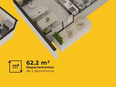 Departamento en Venta de 2 dormitorios